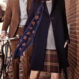 Brooks Brothers 100% Wool Pink Plaid Pencil Skirt